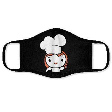 Discover Bird Chef Cap Duck Delicious Hungry Eat Sweet Cute Face Masks