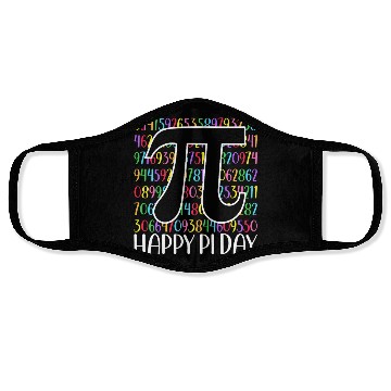 Discover Happy Pi Day Kids Math Teachers Student Face Masks