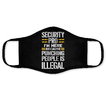 Discover Private Security Professional Bodyguard VIP Face Masks