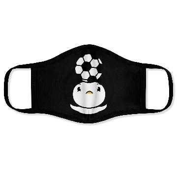 Discover Duck Plays Soccer Header Ball Balancing Head Fun Face Masks