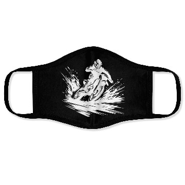 Discover Motocross Jump Action And Pure Dirt Face Masks