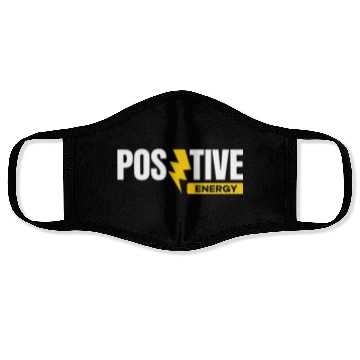 Discover Positive Energy Lightning Bolt Face Masks