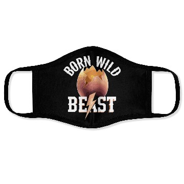 Discover Born Wild Beast Eggshell Lightning Adventure Face Masks