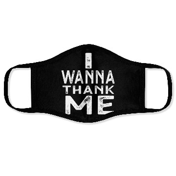 Discover Bold Thank You Typography Design Face Masks