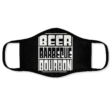 Discover Beer Barbeque Bourbon Face Masks