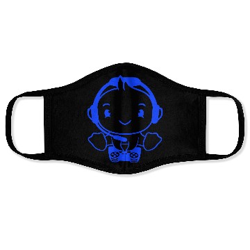 Discover Duck Gamer Gaming Controller Headset Console Game Face Masks
