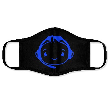 Discover Duck gamer gaming voice chat headset console game Face Masks