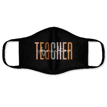 Discover agriculture Teacher Squad Funny Teacher Crew Face Masks