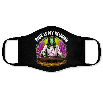 Discover Rave Techno House Party EDM Festival Goa Electro Face Masks