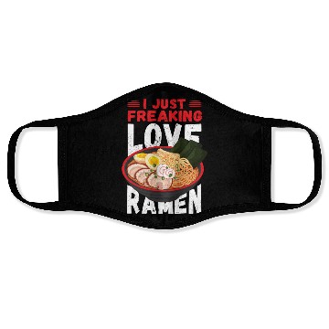 Discover Ramen Japanese Noodles I Love Ramen Face Masks