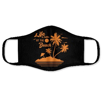 Discover Life is Better at the Beach Face Masks