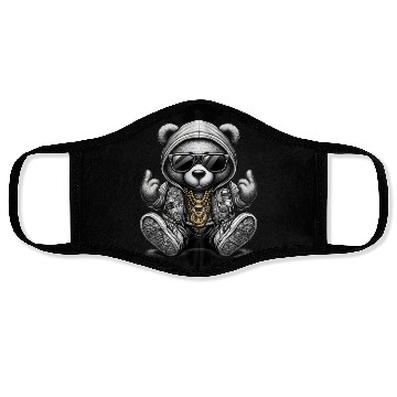 Discover Hip Hop Teddy Bear Face Masks