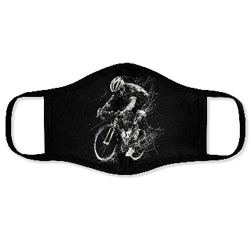 Discover Cycling Guy Drawing Face Masks