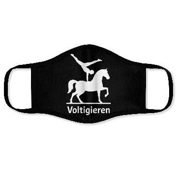 Discover Voltigieren Equestrian Elegance Horse Performance Face Masks