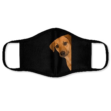 Discover I Saw That - Peeking Dog Face Masks