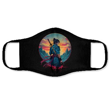Discover Female Samurai Warrior Face Masks