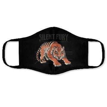 Discover Silent Fury Tiger Face Masks