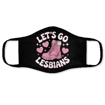 Discover Let’s Go Lesbians Subtle Lesbian Pride Face Masks