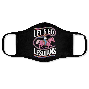 Discover Let’s Go Lesbians Subtle Lesbian Pride Face Masks