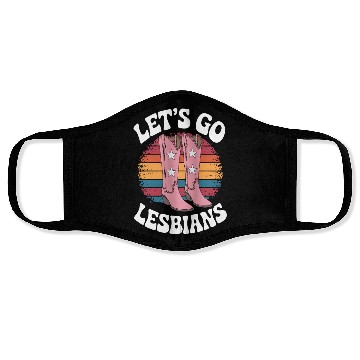 Discover Let’s Go Lesbians Subtle Lesbian Pride Face Masks
