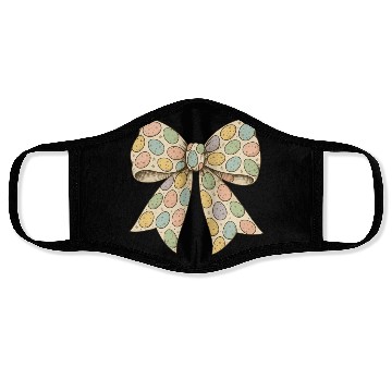 Discover Hoppy Easter Coquette Bow Face Masks