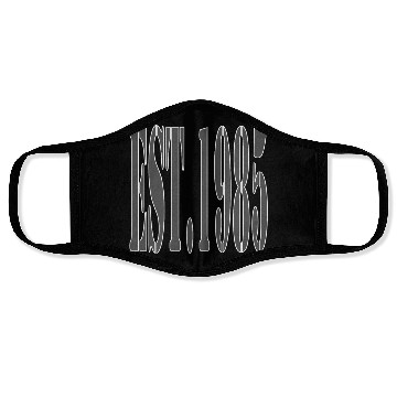 Discover EST. 1985 Gray Edition Face Masks – Timeless Vintage