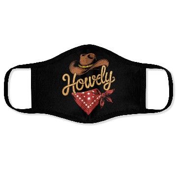 Discover Howdy Cowboy Rodeo Face Masks