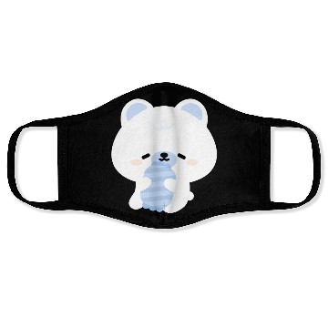 Discover Sleepy Polar Bear Face Masks