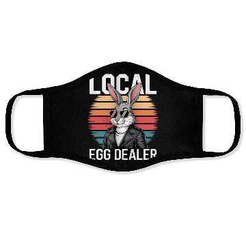 Discover Local Egg Dealer Easter Bunny Easter Sunday Face Masks