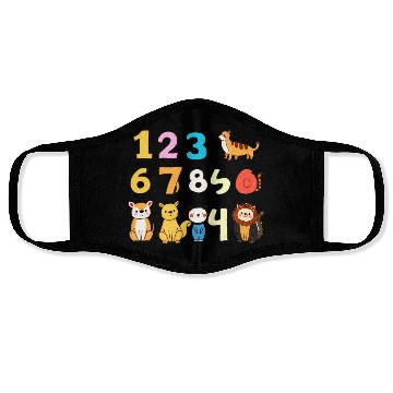 Discover Number Animals Face Masks