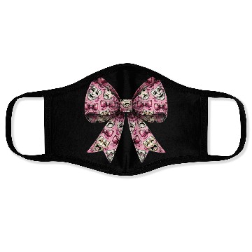 Discover Coquette Bow Theatre Mask Pattern Drama Comedy Face Masks