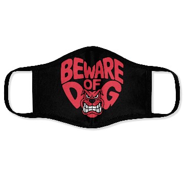 Discover Beware of DOG Face Masks