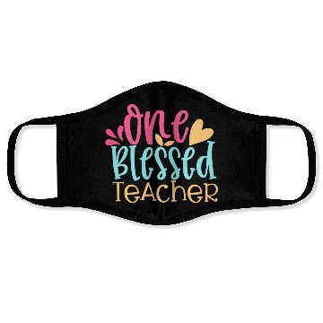 Discover one blessed teacher 01 Face Masks