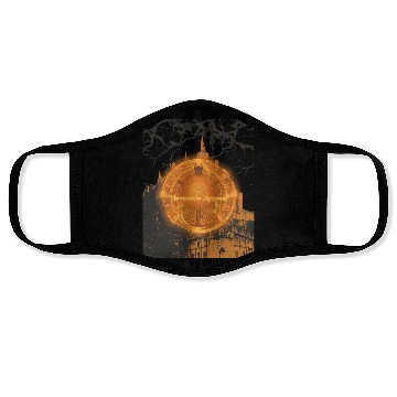 Discover Arcane Summoning Ritual - Dark Magic Fantasy Art Face Masks