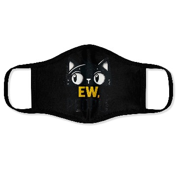 Discover EW people , funny cat Face Masks