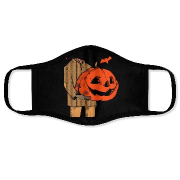 Discover Scary Spooky Jack O Lantern Face Pumpkin Men Boys Face Masks