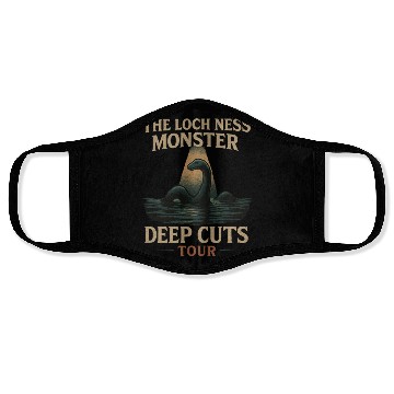 Discover Loch Ness Monster Deep Cuts Tour Face Masks