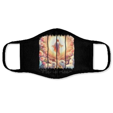 Discover Easter Day Jesus He is risen Face Masks