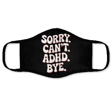 Discover Funny Adhd Awareness Face Masks