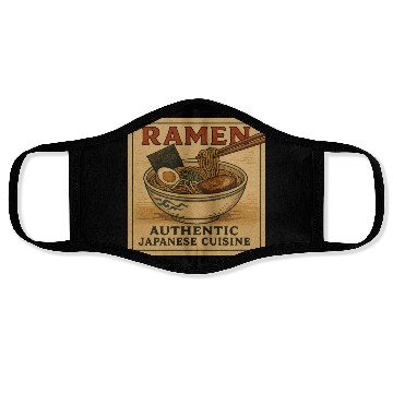 Discover Japanese Ramen Japanese Food Japanese Retro Face Masks