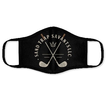 Discover Goss Apparel: Sand trap savants llc Face Masks