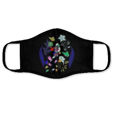 Discover Flowers, Birds, and Butterfly Face Masks