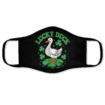 Discover Lucky Duck Clovers Face Masks