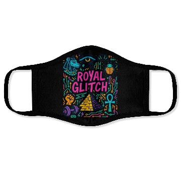 Discover ROYAL GLITCH – Doodle Edition Face Masks