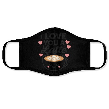 Discover I love you a latte Face Masks