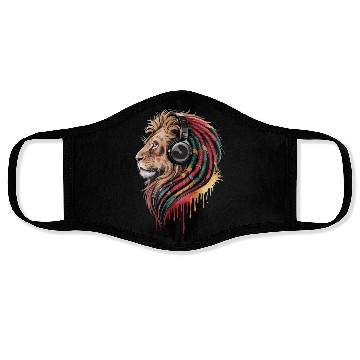 Discover Reggae Lion Streetwear Design Face Masks