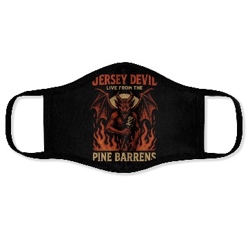 Discover Jersey Devil Pine Barrens Concert Face Masks
