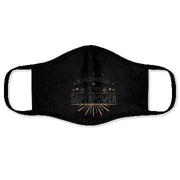 Discover Superpower Kindness Face Masks