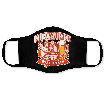 Discover Milwaukee Wisconsin Face Masks