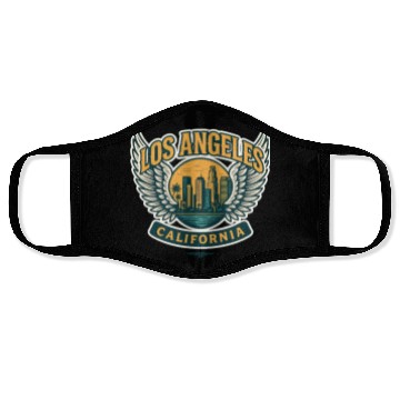 Discover Los Angeles California Face Masks